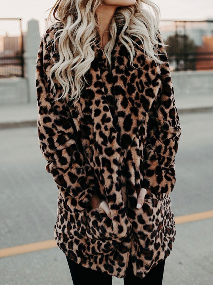Flōre | Leopard Print Women's Winter Coat