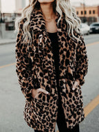 Flōre | Leopard Print Women's Winter Coat