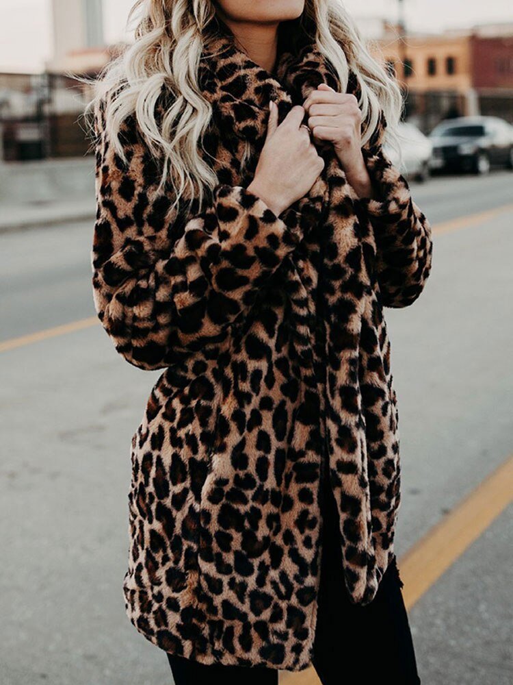 Flōre | Leopard Print Women's Winter Coat