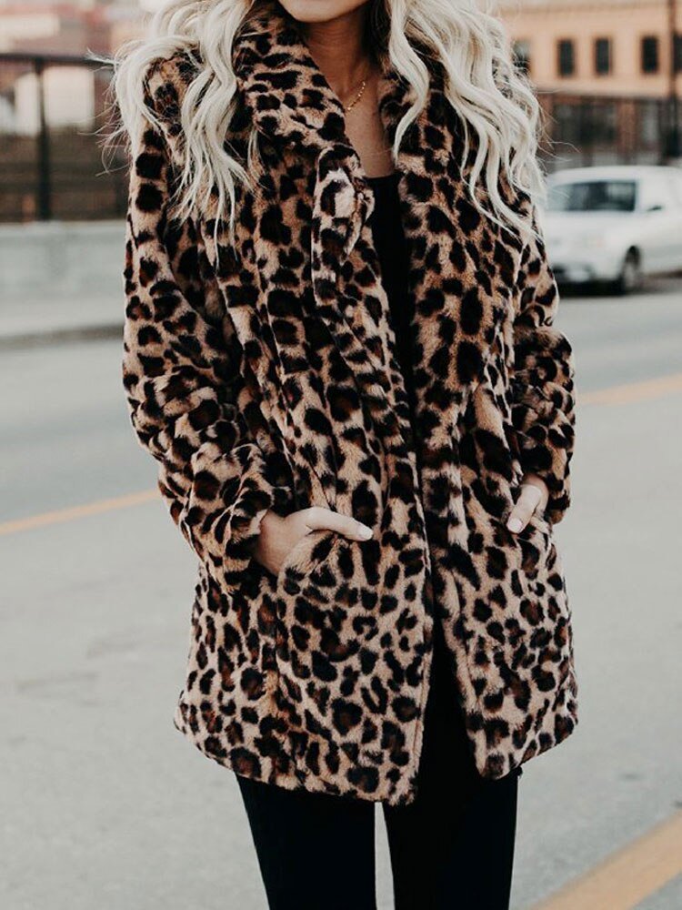 Flōre | Leopard Print Women's Winter Coat