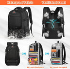 Zahara | Extra-Large Lunch and Laptop Travel Backpack with USB Charging Port