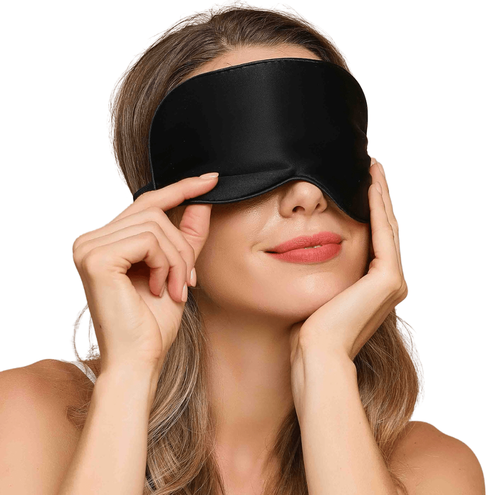 LunaPure | Mulberry Silk Sleep Mask - 100% Pure Silk Eye Mask