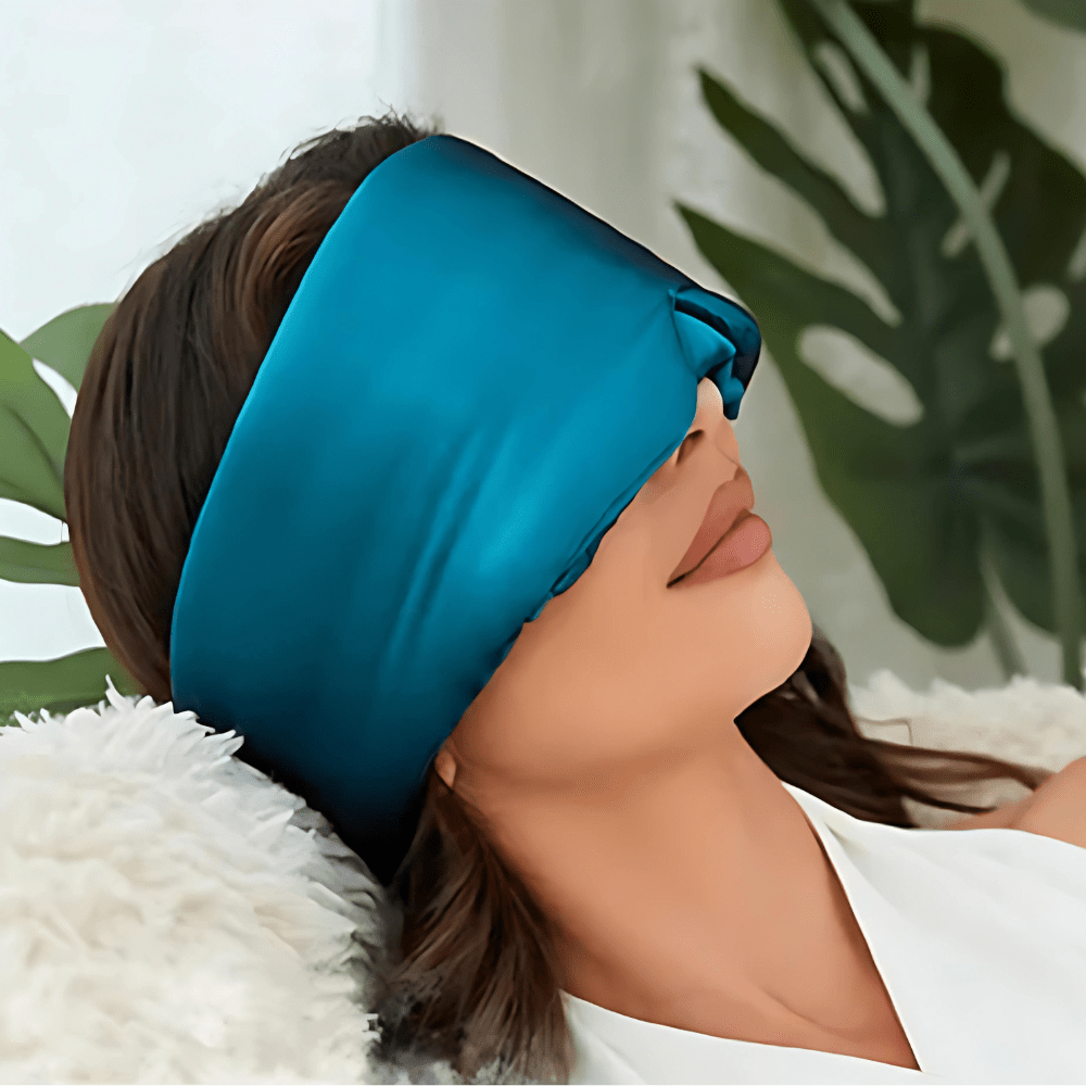 LunaPure | Mulberry Silk Sleep Mask - 100% Pure Silk Eye Mask