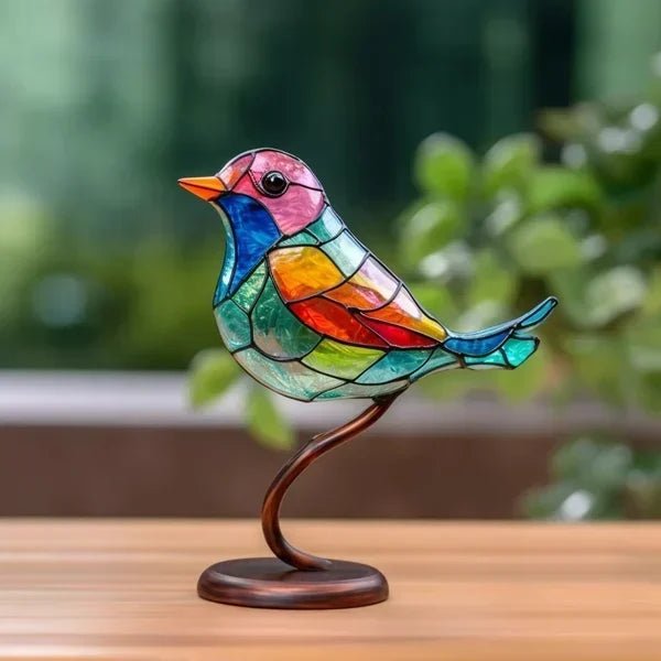 Luxury Bird Figurines in Colored Glass - EleganBird