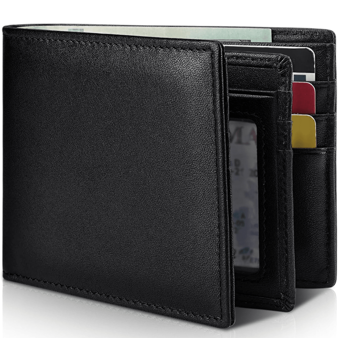 Mane | Men's Bifold Genuine Leather RFID Blocking Wallet