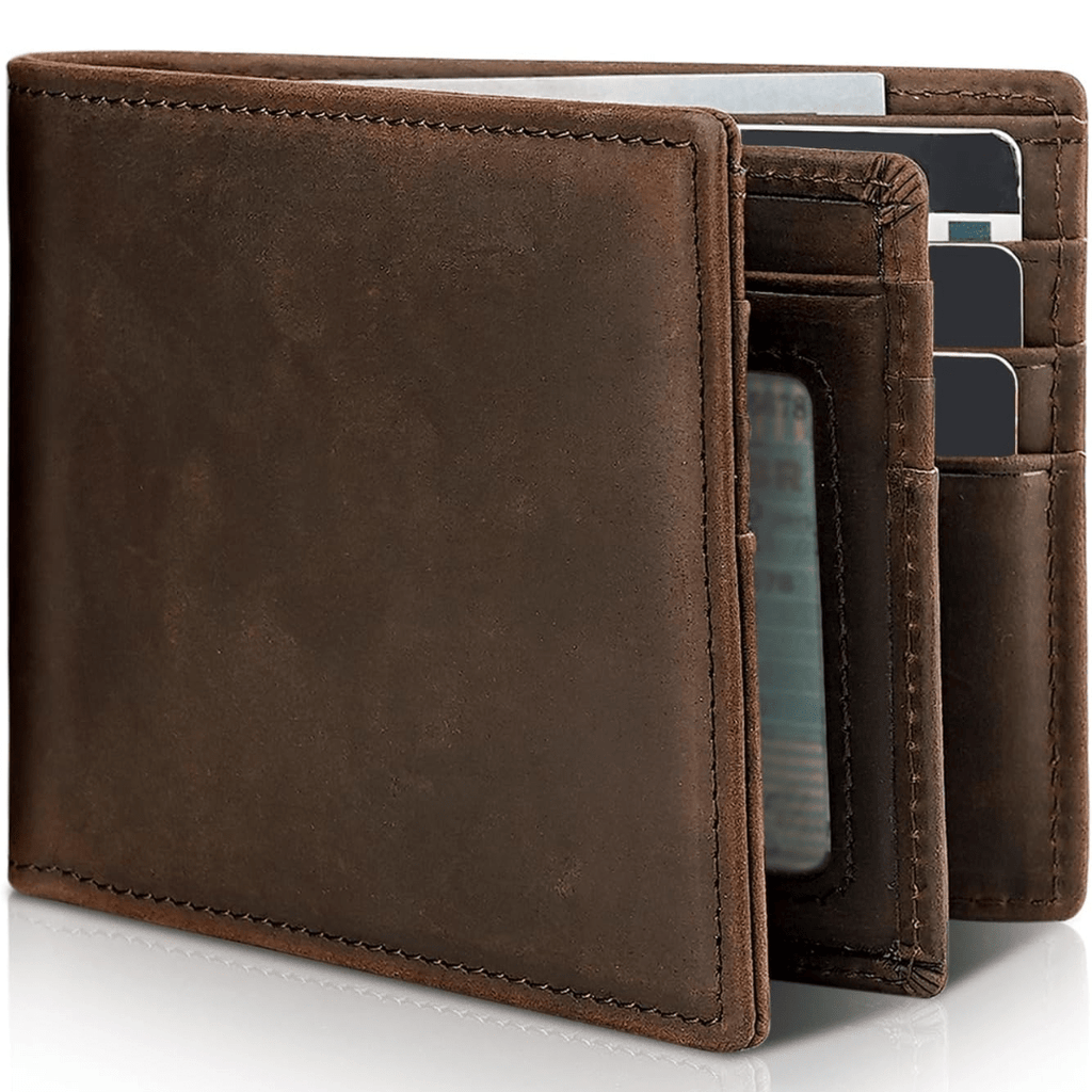 Mane | Men's Bifold Genuine Leather RFID Blocking Wallet