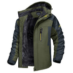 Zipari | Men's Jacket | Hooded with Multiple Pockets Green