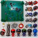 Mini Motorbike Advent Calendar Set – Toys and Miniature Collection