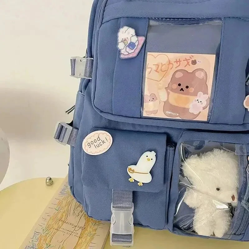 Stylish School Backpack For 15.6 Inch Laptop 45x30x15cm - Nalani - UK Fashion Clothing and Decor