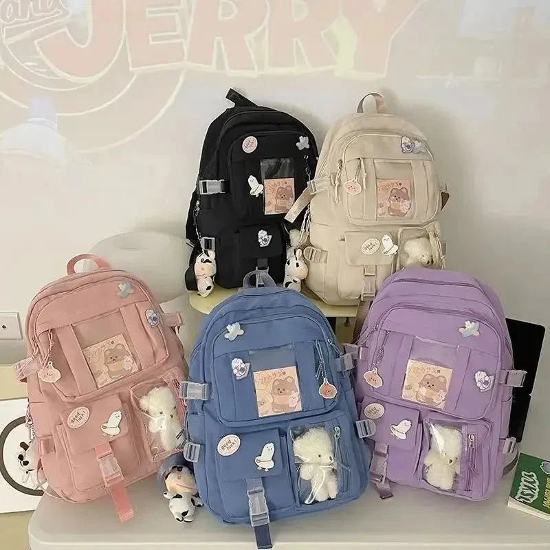 Stylish School Backpack For 15.6 Inch Laptop 45x30x15cm - Nalani - UK Fashion Clothing and Decor