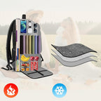 Chāme | Waterproof Laptop & Lunch Backpack with USB Port – Multi-Compartment Travel Bag