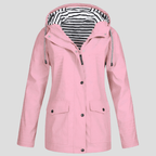 Niki | Women's Waterproof Hooded Raincoat Pink