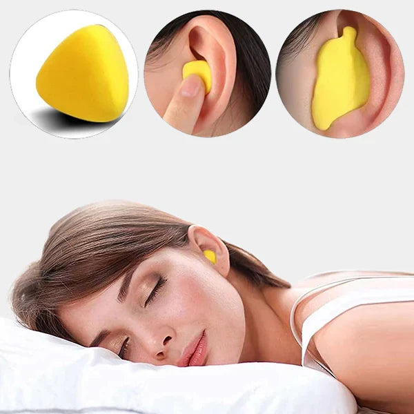 Noise-Cancelling Earplugs - SilentComfort-Yellow-State of Style