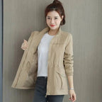 Catherine | Women’s Lightweight Waterproof Trench Coat Khaki