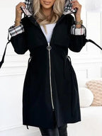 Orla | Waterproof & Windproof Zip Coat Black
