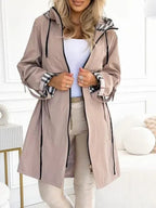 Orla | Waterproof & Windproof Zip Coat Beige