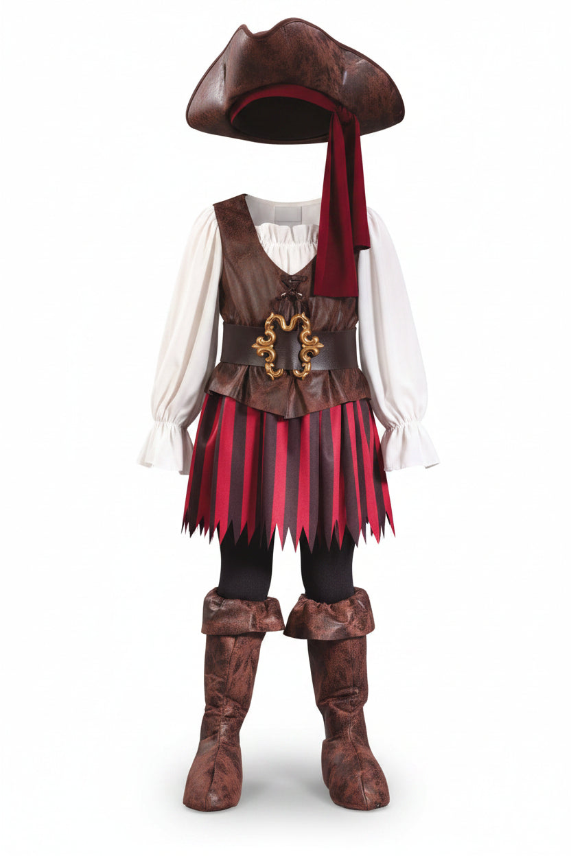 Children's Pirate Dress Hat and Accessories Halloween Costume