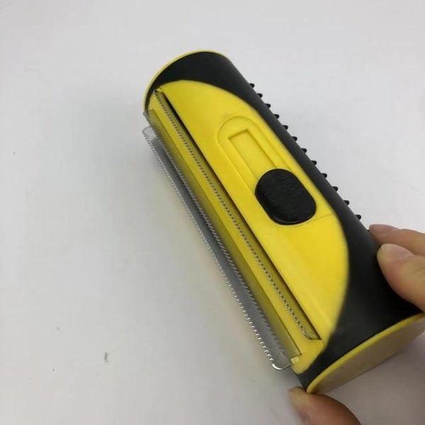 3-in-1 Pet Brush – Deshedding Brush for Dogs & Cats with Massage Bristles, Undercoat Brush for All Coat Types – PawfectCare Yellow