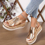 Flōre | Women’s Wedge Heeled Platform Orthopedic Sandal