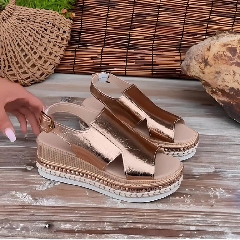 Flōre | Women’s Wedge Heeled Platform Orthopedic Sandal
