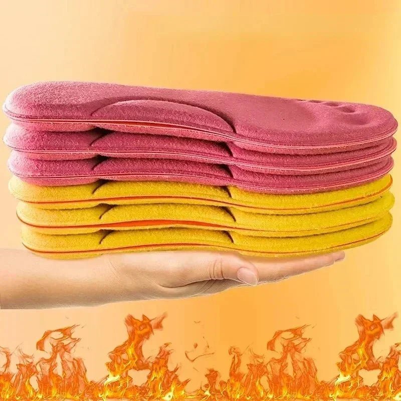 Self-Heating Insoles – Thermal Foot Warmer Insoles with Memory Foam, No Charging Needed, 1 Pair, EU 35–46
