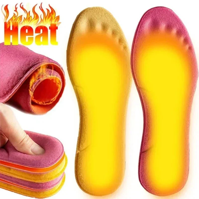 Self-Heating Insoles – Thermal Foot Warmer Insoles with Memory Foam, No Charging Needed, 1 Pair, EU 35–46