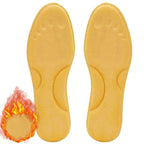 Self-Heating Insoles – Thermal Foot Warmer Insoles with Memory Foam, No Charging Needed, 1 Pair, EU 35–46 B - Yellow