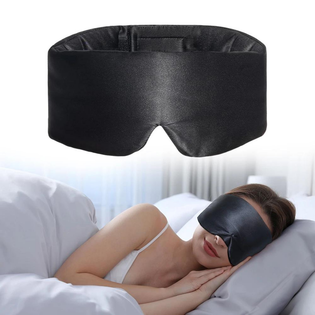 SilkDream Luxe Sleep Mask - Silk Eye Mask with 100% Blackout Blindfold