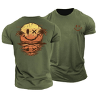 Hommes | Summer Smiley T-Shirt for Men Green