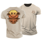 Hommes | Summer Smiley T-Shirt for Men Beige