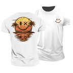 Hommes | Summer Smiley T-Shirt for Men White