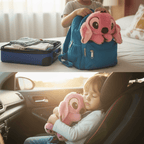 Calming Cuddly Toy – Soft Plush Stuffed Animal for Sleep & Comfort, for Kids and Adults, Blue or Pink – SnugBug