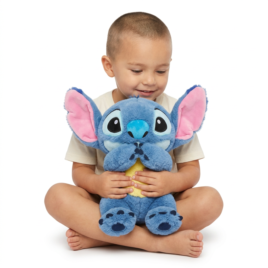 Calming Cuddly Toy – Soft Plush Stuffed Animal for Sleep & Comfort, for Kids and Adults, Blue or Pink – SnugBug