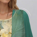 Parsha | Women's Dress | Layered Open Front Midi