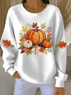 Dôre | Women’s Sweatshirt | Printed Front Graphic White