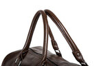Hommes | Large-Capacity Leather Travel Duffel – Lightweight & Durable Carry-On Bag
