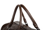 Hommes | Large-Capacity Leather Travel Duffel – Lightweight & Durable Carry-On Bag