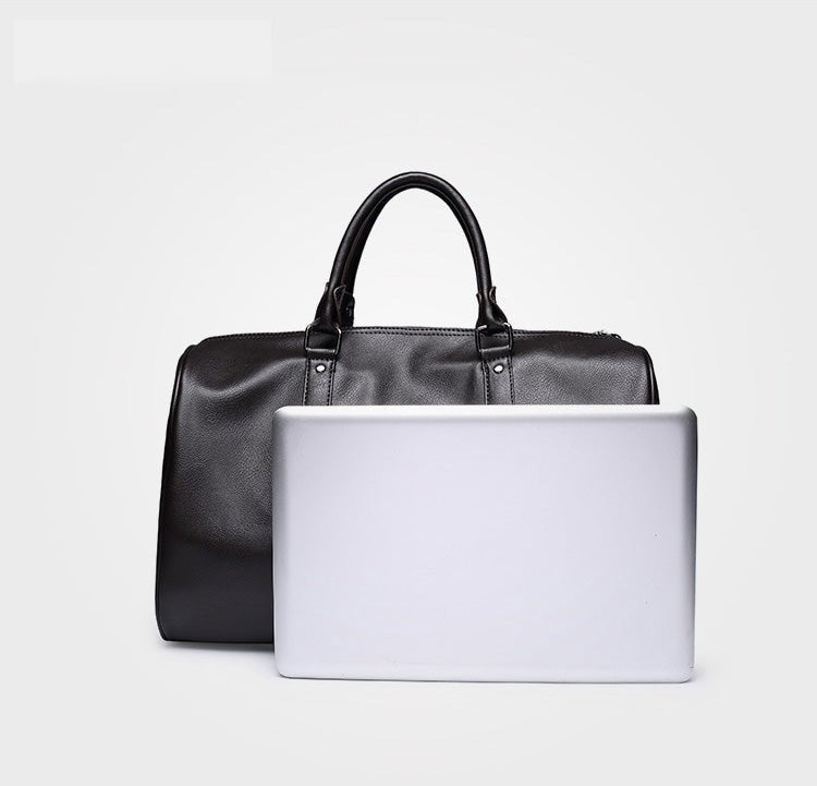 Hommes | Large-Capacity Leather Travel Duffel – Lightweight & Durable Carry-On Bag