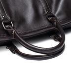 Hommes | Large-Capacity Leather Travel Duffel – Lightweight & Durable Carry-On Bag