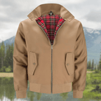 Calico | Stylish Harrington Jacket for Men Brown