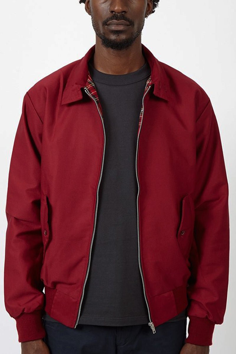 Stylish Harrington Jacket for Men – Ryder-Dark Blue-S-State of Style