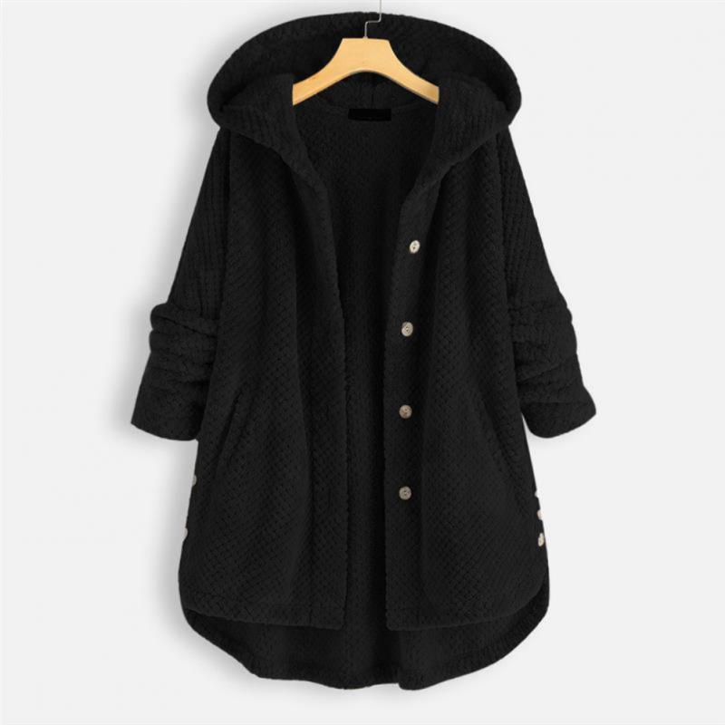 Wilshire | Stylish Hooded Fleece Jacket Black