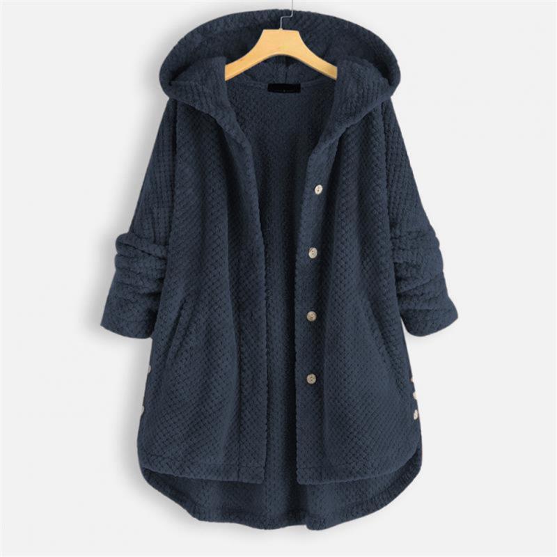 Wilshire | Stylish Hooded Fleece Jacket Blue