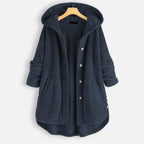 Wilshire | Stylish Hooded Fleece Jacket Blue