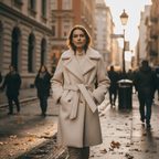 Mechi | Stylish Long Polar Fleece Women's Coat
