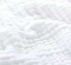 Soft Muslin Throw Blanket – Lightweight Cotton Muslin Blanket, Warm & Breathable, for Couch & Bed, 6 Colors, 3 Sizes White
