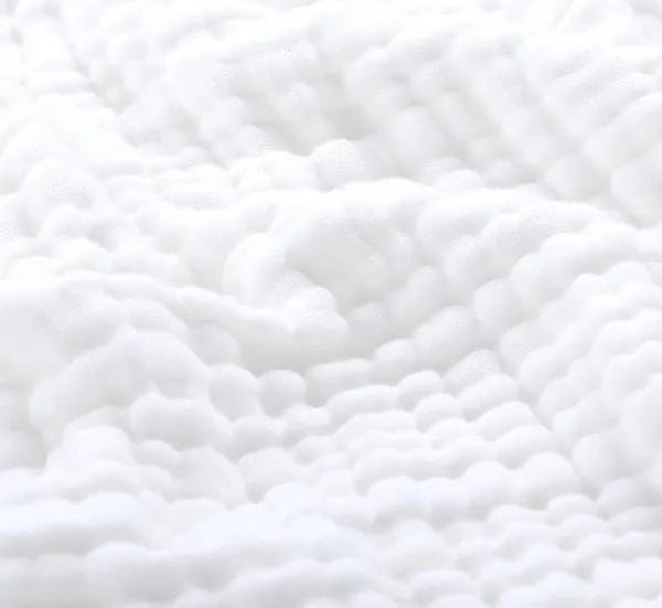 Muslin Throw Blanket – Soft Lightweight Cotton Blanket for Couch & Bed, Breathable, 6 Colors, 3 Sizes White