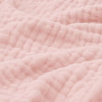 Soft Muslin Throw Blanket – Lightweight Cotton Muslin Blanket, Warm & Breathable, for Couch & Bed, 6 Colors, 3 Sizes Pink
