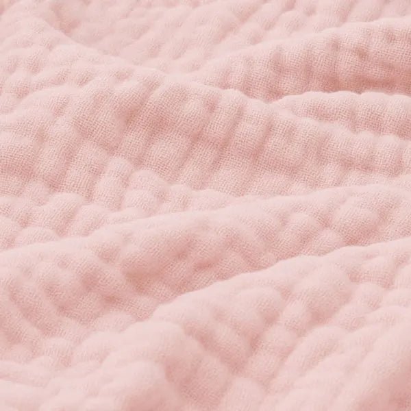 Soft Muslin Throw Blanket – Lightweight Cotton Muslin Blanket, Warm & Breathable, for Couch & Bed, 6 Colors, 3 Sizes Pink