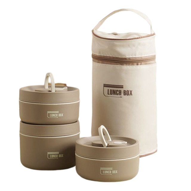ThermoBox Multi-Layered Insulated Lunchbox with FREE Carry Bag